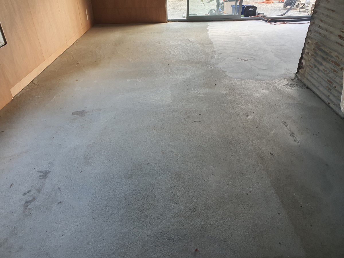 Polished Concrete Before